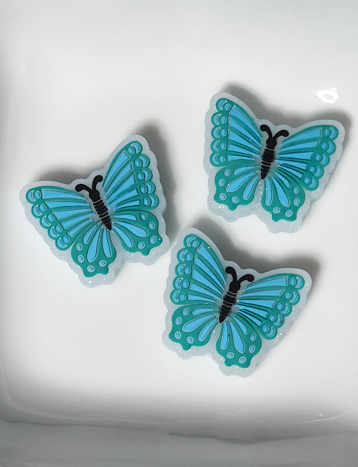 Butterfly Silicone focal beads