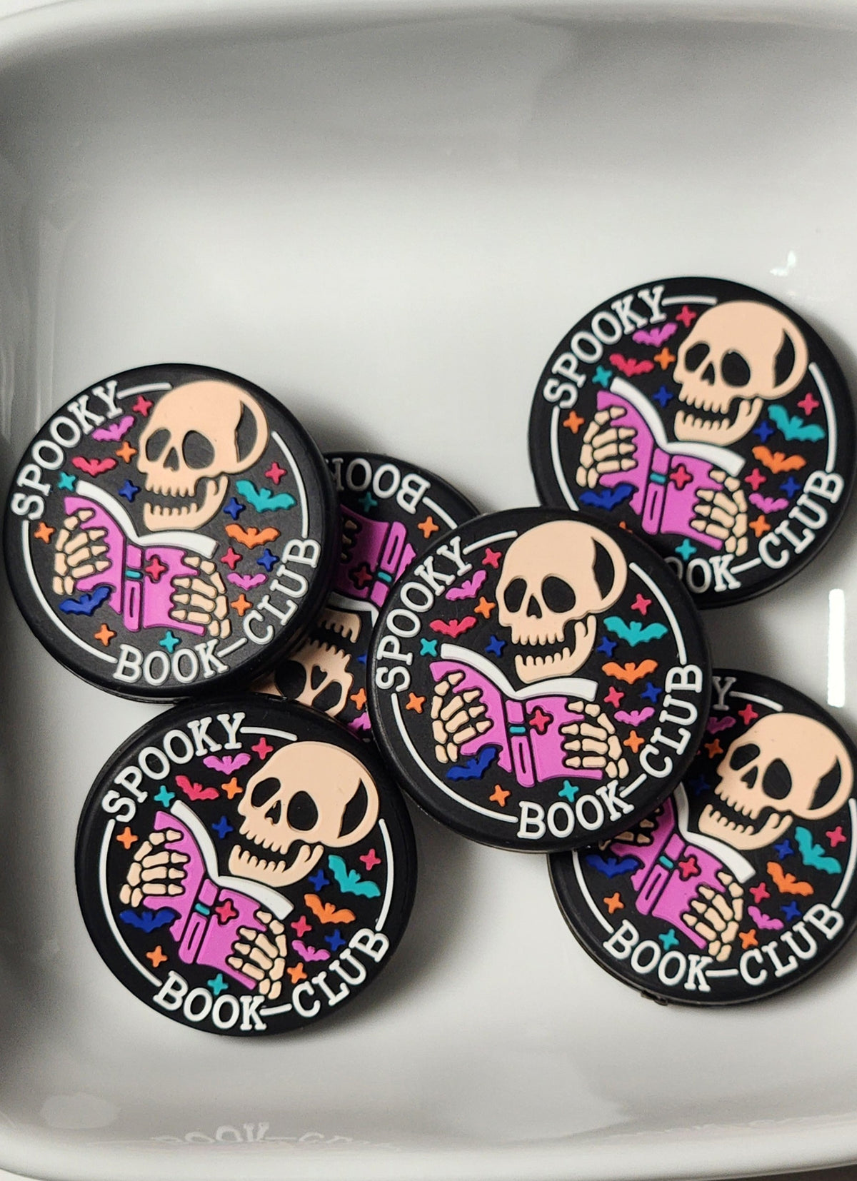 Book Club Silicone focal bead
