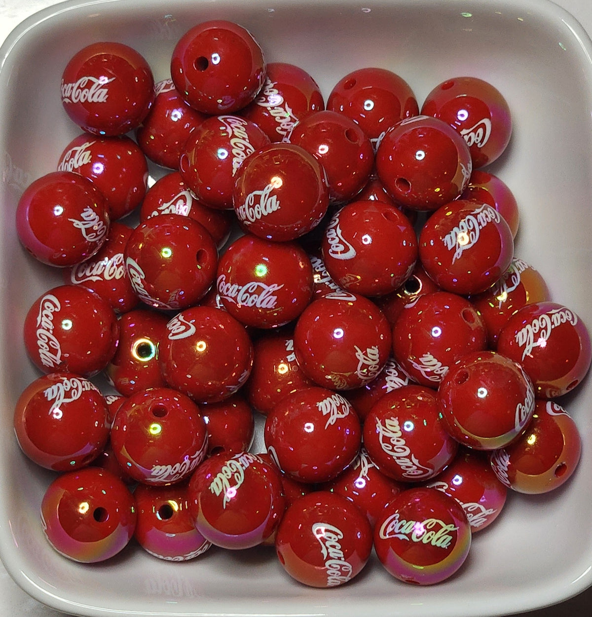16 mm Acrylic Soda Beads 10 pack