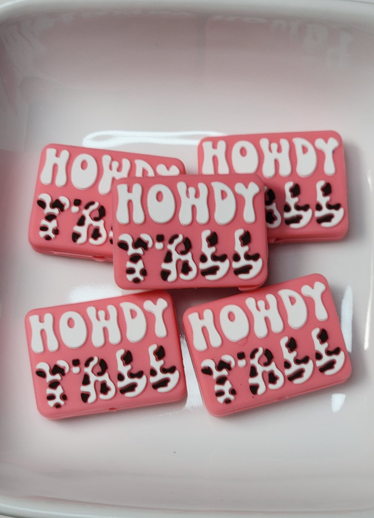 Howdy Silicone focal bead