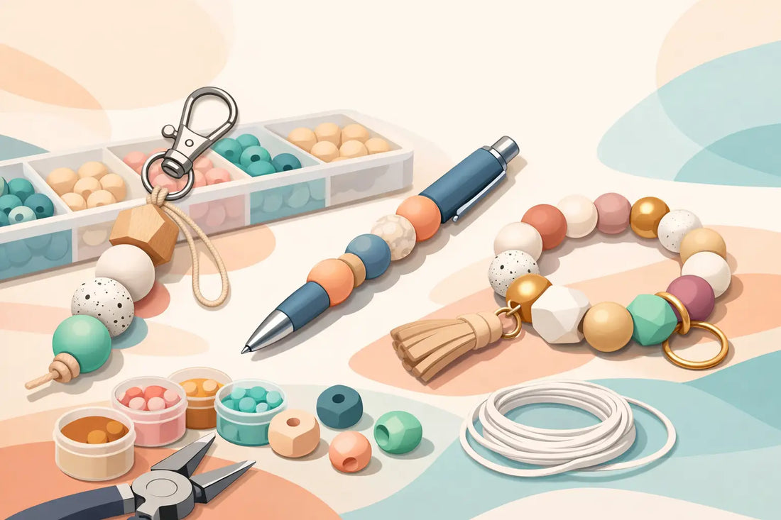 Bead Kits for Keychains, Pens, and Wristlets