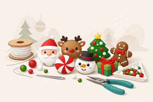 Holiday Silicone Focal Beads for Merry DIY Makes