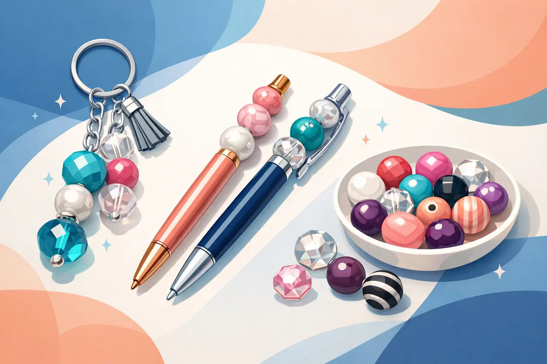 Acrylic Beads for Keychains, Pens, and More