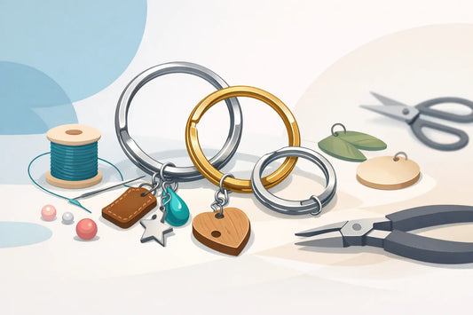 Split Key Rings for Crafts That Hold Up