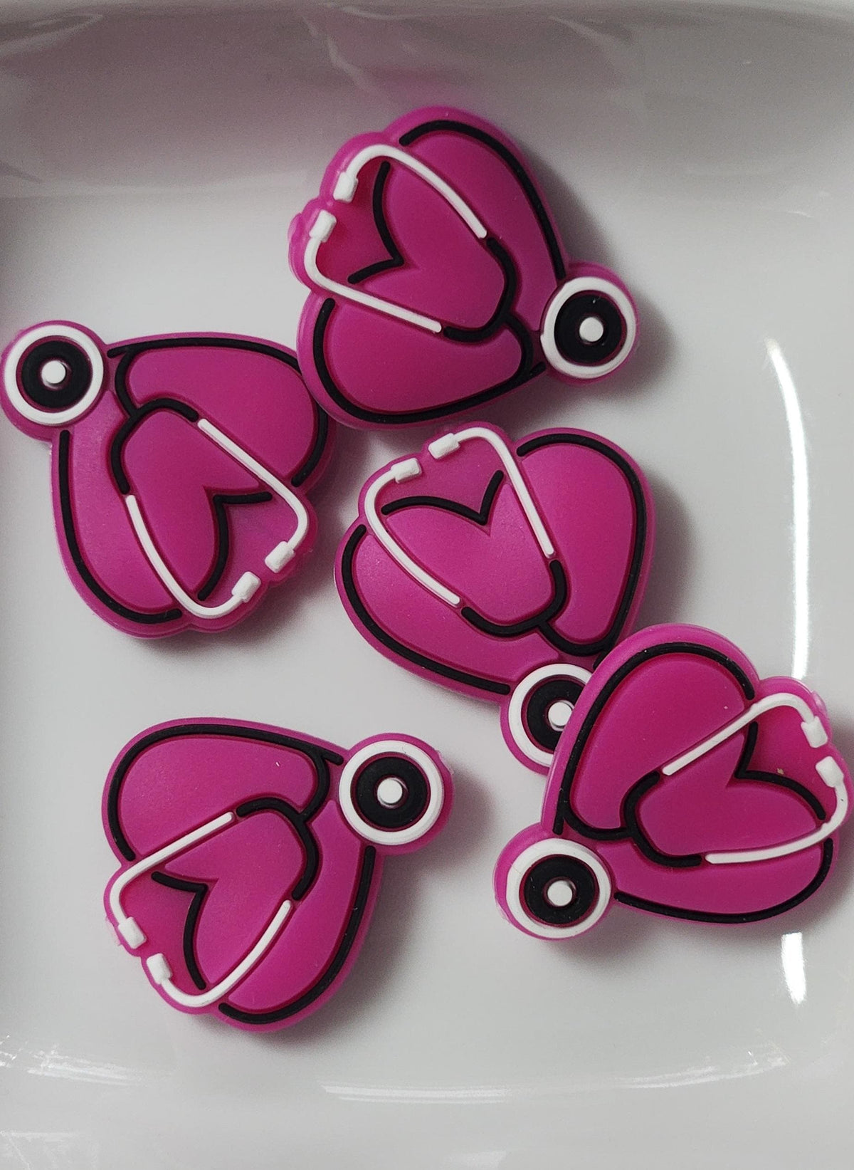 Nurse Themed Silicone focal beads