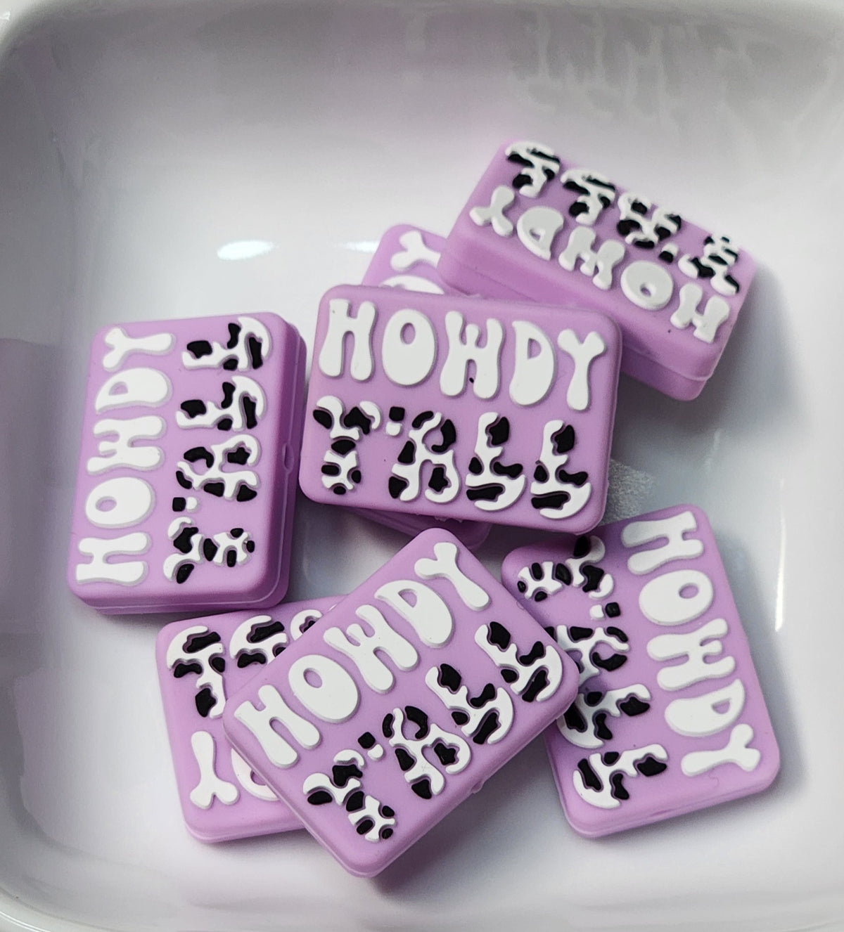Howdy Silicone focal bead