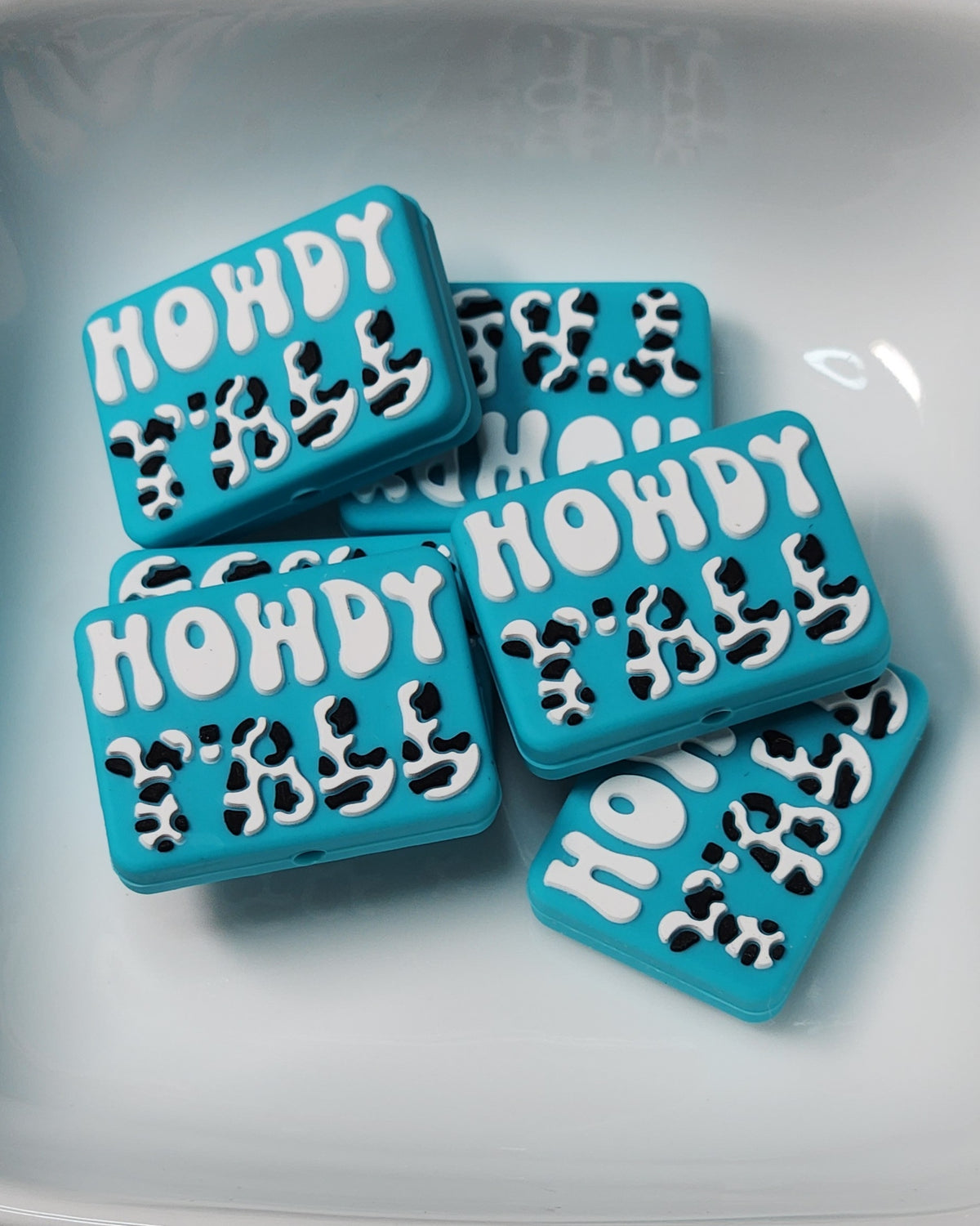 Howdy Silicone focal bead