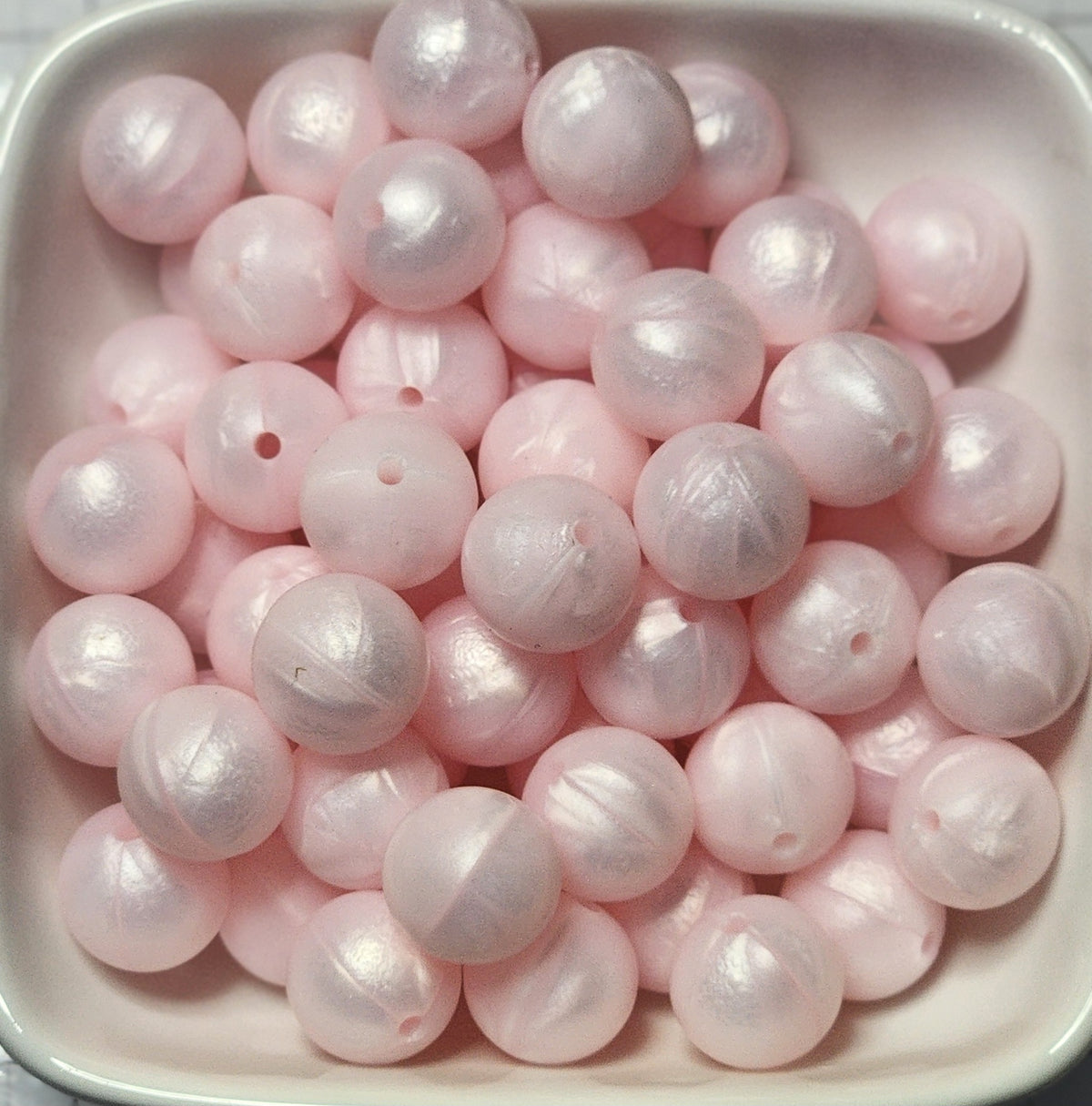 15 mm Solid Silicone Beads 20 pack