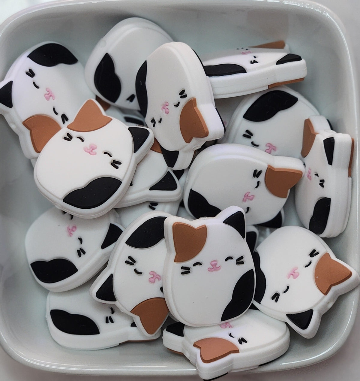 Squishmellow Themed silicone focal bead