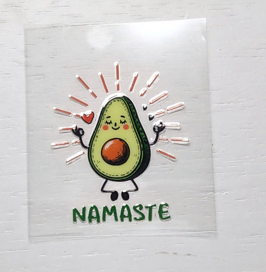 Namaste - 2 by 2.25 inches Mini UVDTF